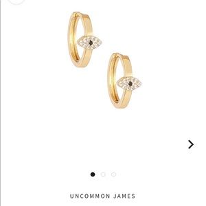 Uncommon James Evil Eye Huggie